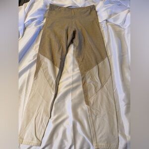 Women’s Tan and Cream Leggings